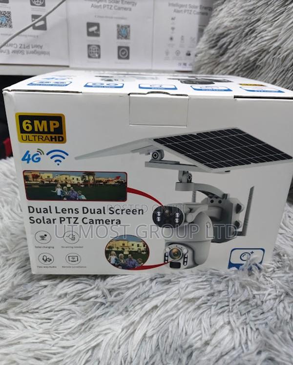 Ubox 6mp 4g Smart PTZ Dual Solar Camera - main view
