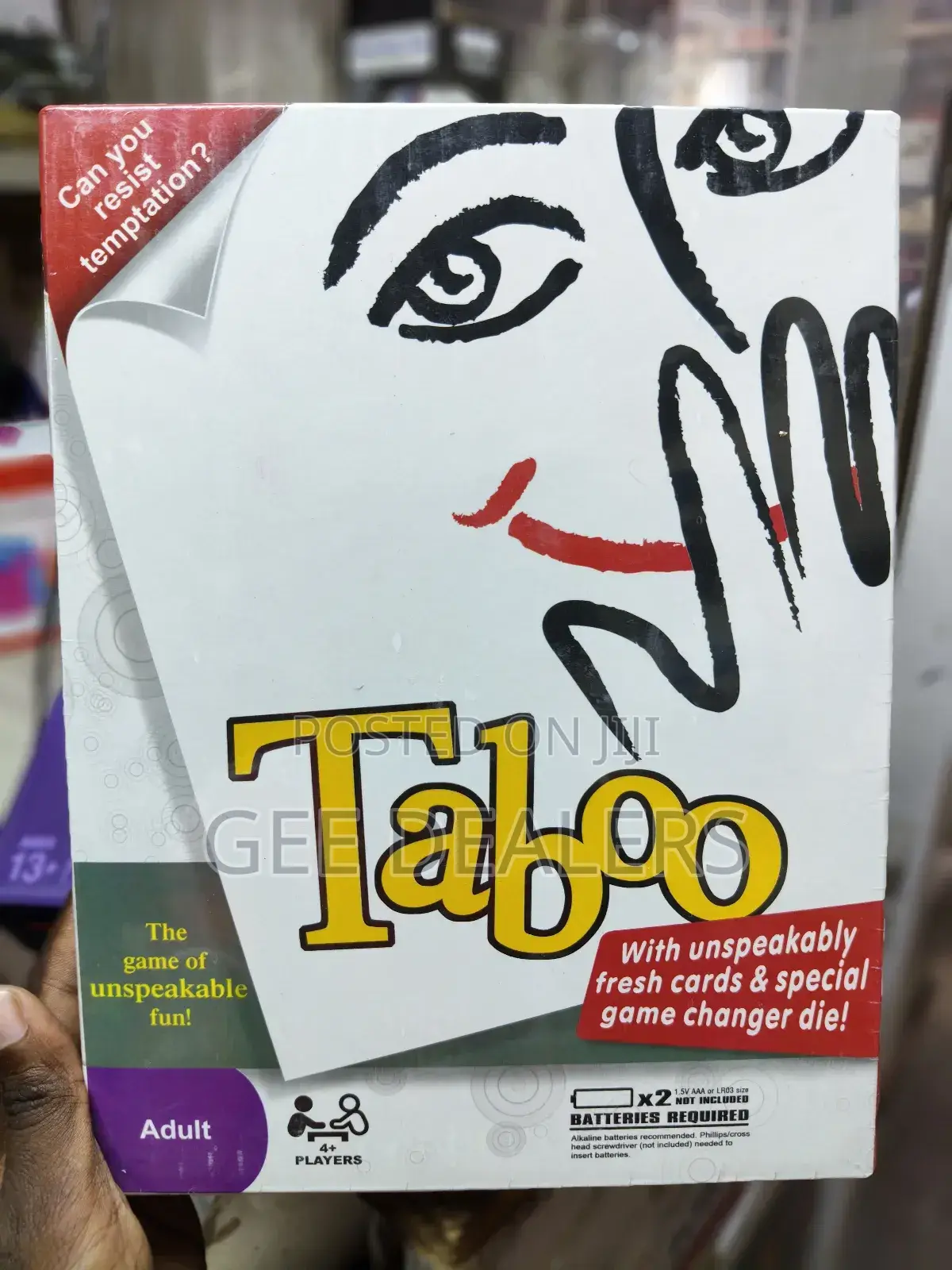 Adult  Taboo Game,