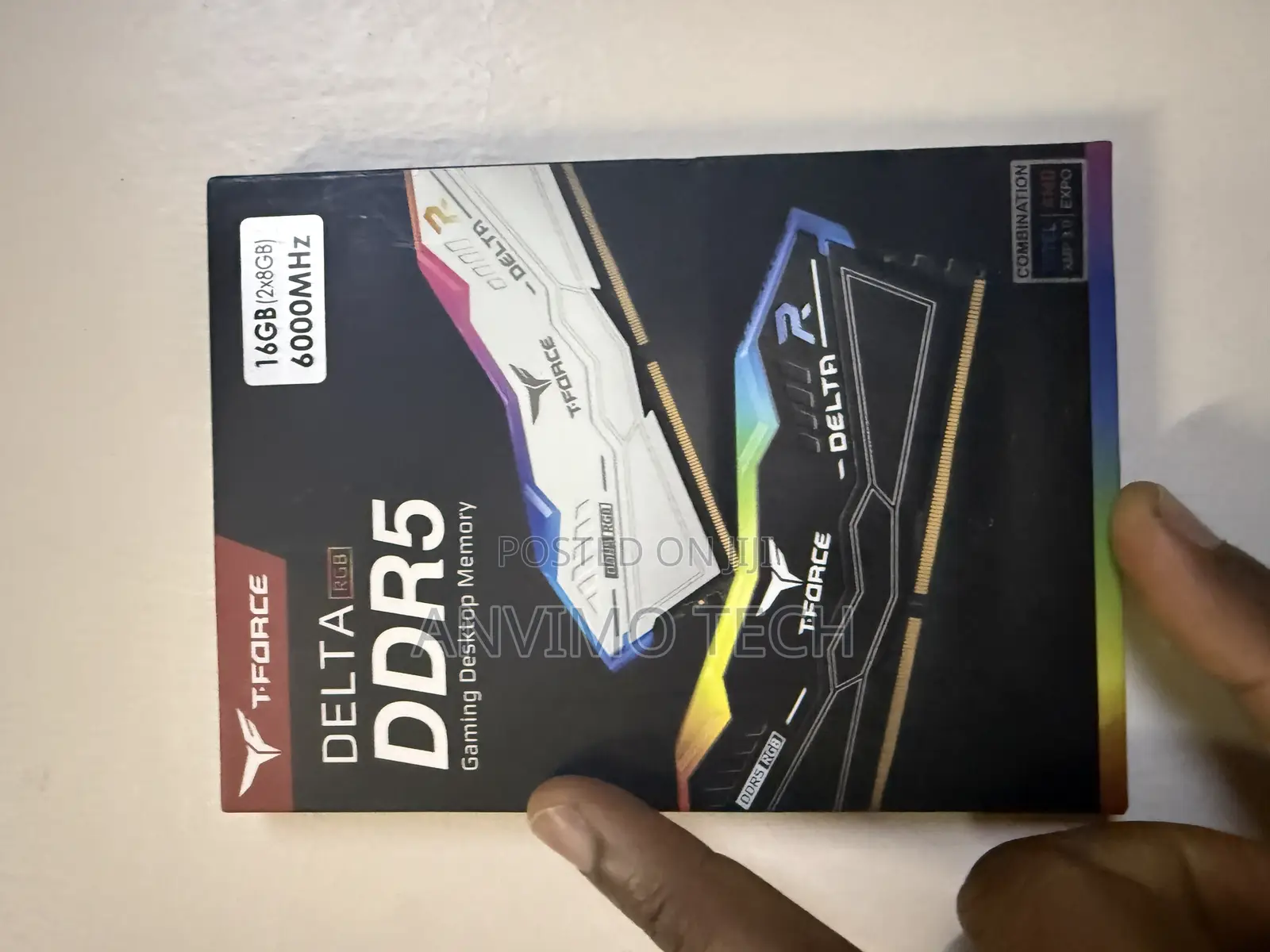 Teamgroup T-Force Delta RGB Ddr5 Ram 16gb (2x8gb) 6000mhz Pc5