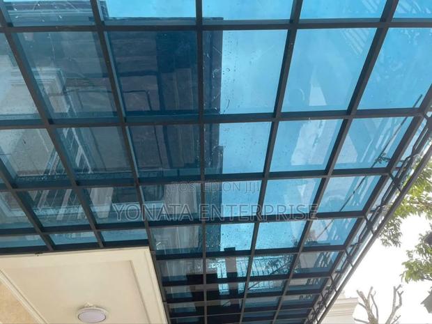 Blue 3mm Solid Polycarbonate Sheet for Pargola - thumbnail 2