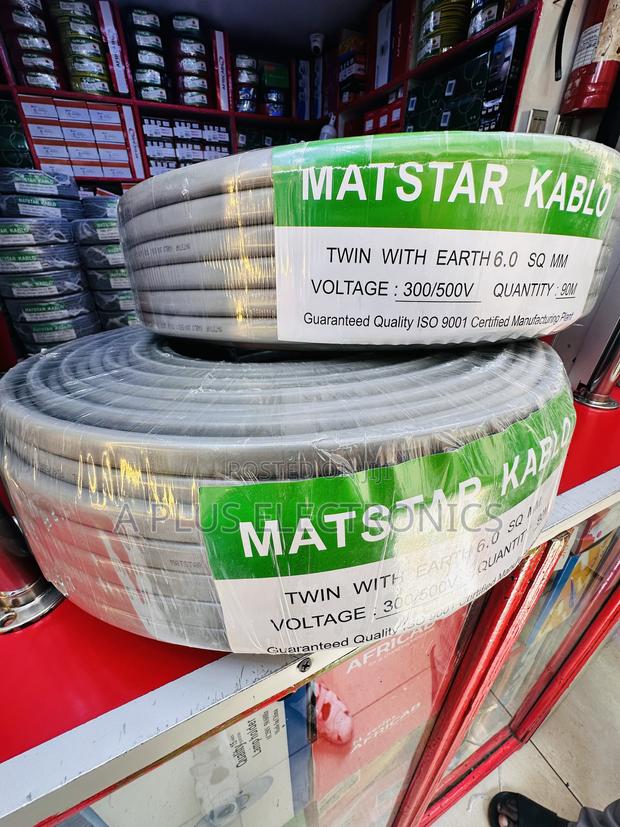 Matstar 6.0mm Twin With Earth Cable – Affordable