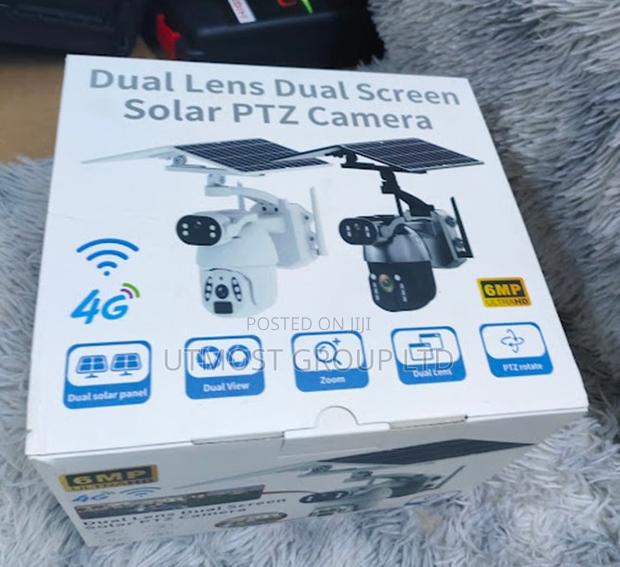 Ubox 6mp 4g High Power Dual Solar PTZ