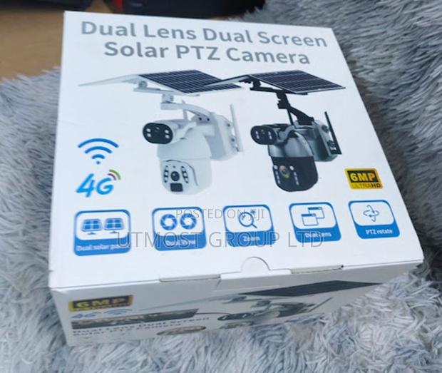 Ubox 6mp 4g Farm Ready Solar PTZ Camera - main view