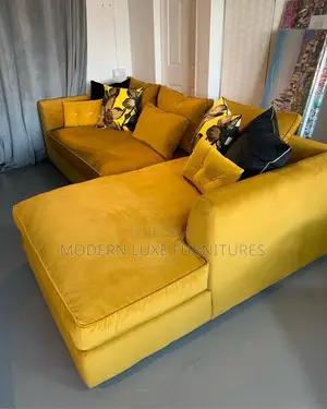 Unique Yellow L Shaped Sofa/L Sofa/L Shaped Sofa