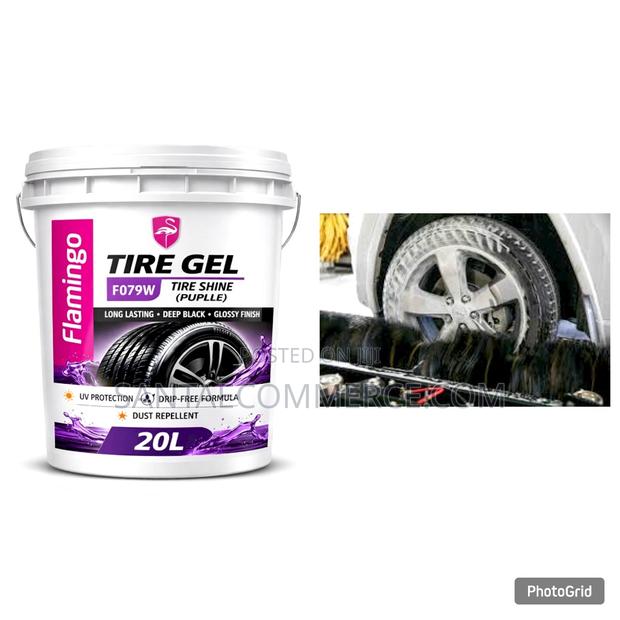 Flamingo F079w Tire Shine Gel (Purple) 20l