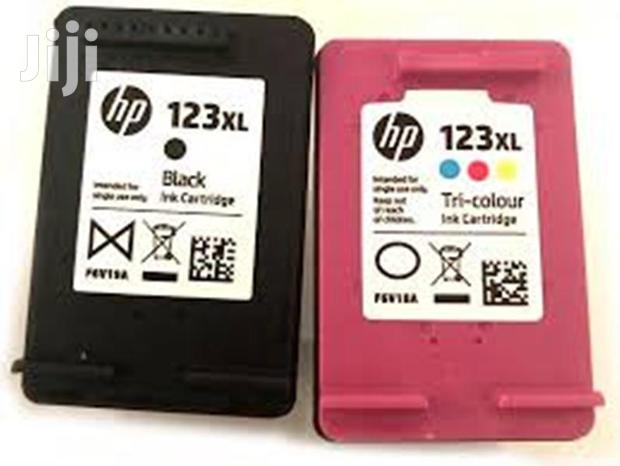 HP Catridges-123 Tri-color Original Ink Cartridge