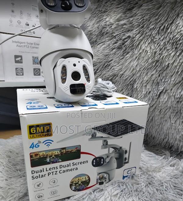 Ubox 6mp 4g Compound Solar Dual Lens Camera - main view