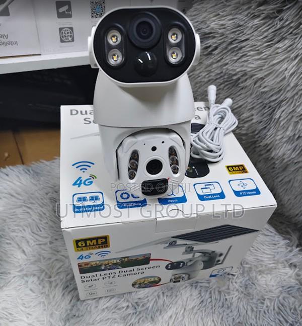 Ubox 6mp 4g Solar PTZ Camera With Sim Support - main view
