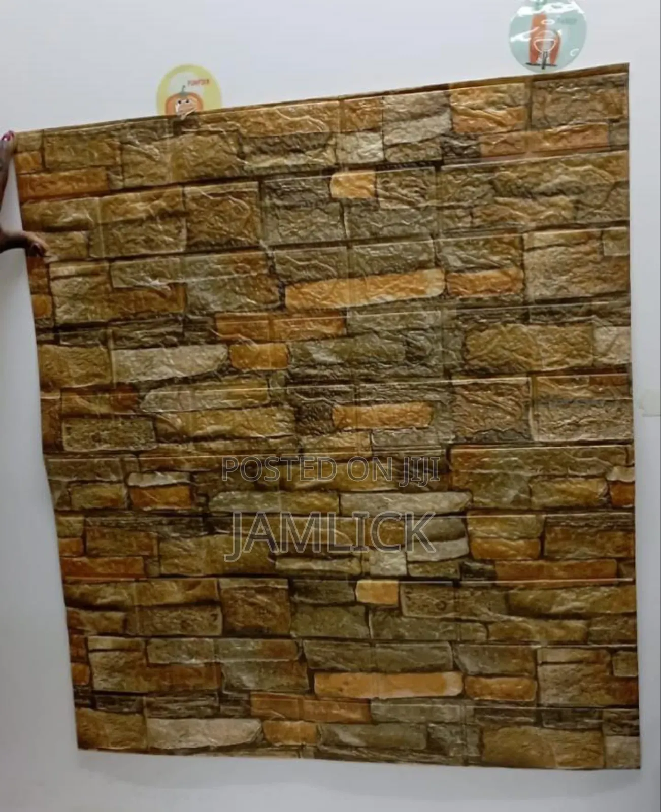 Decorative 3d Tile Shape Wallpaper –Bz