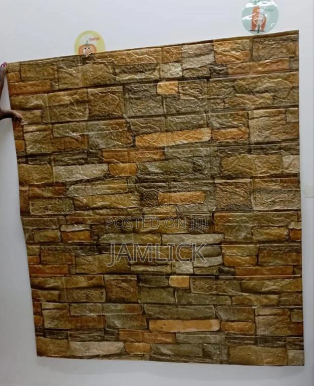 Decorative 3d Tile Shape Wallpaper –Bz - thumbnail 2