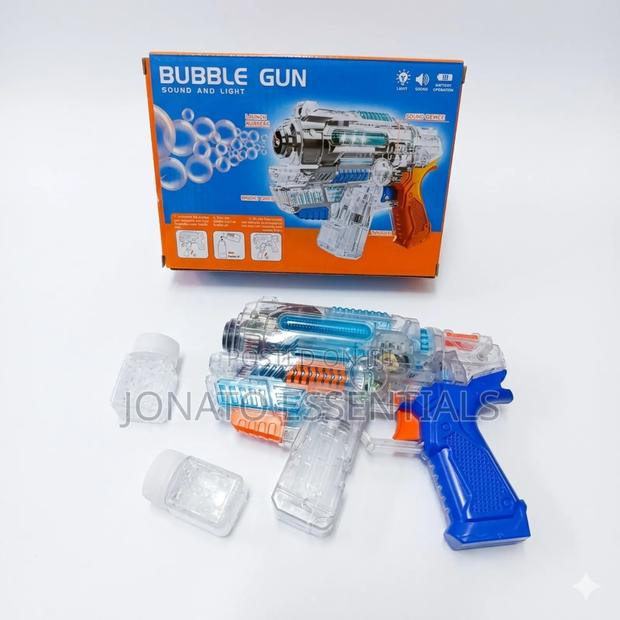 Automatic Bubble Gun Blaster With Sound Light - Kids Toy - main view