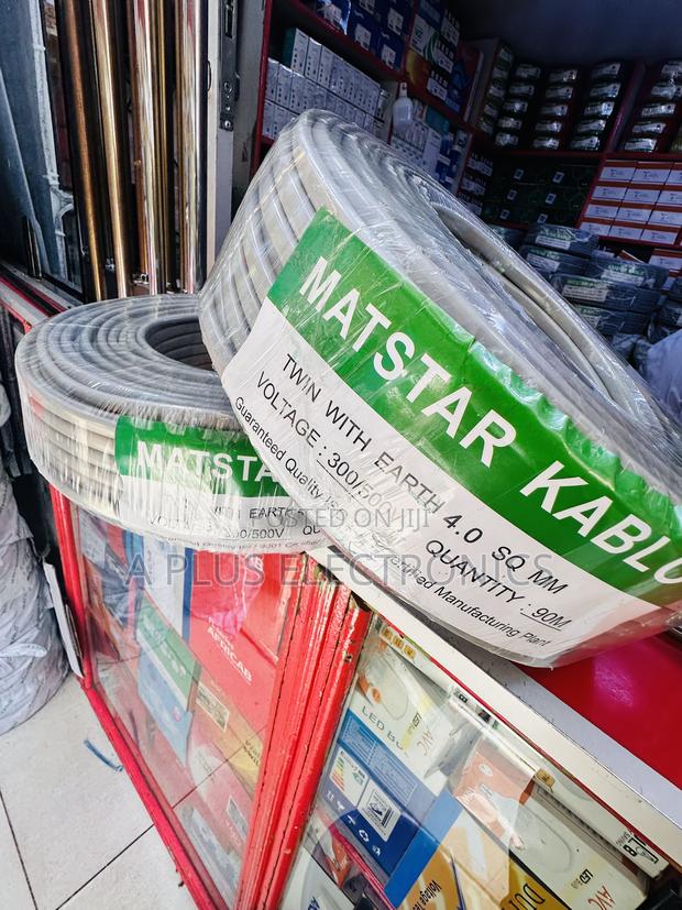 Matstar 4.0mm Twin Earth Electrical Cable - thumbnail 3