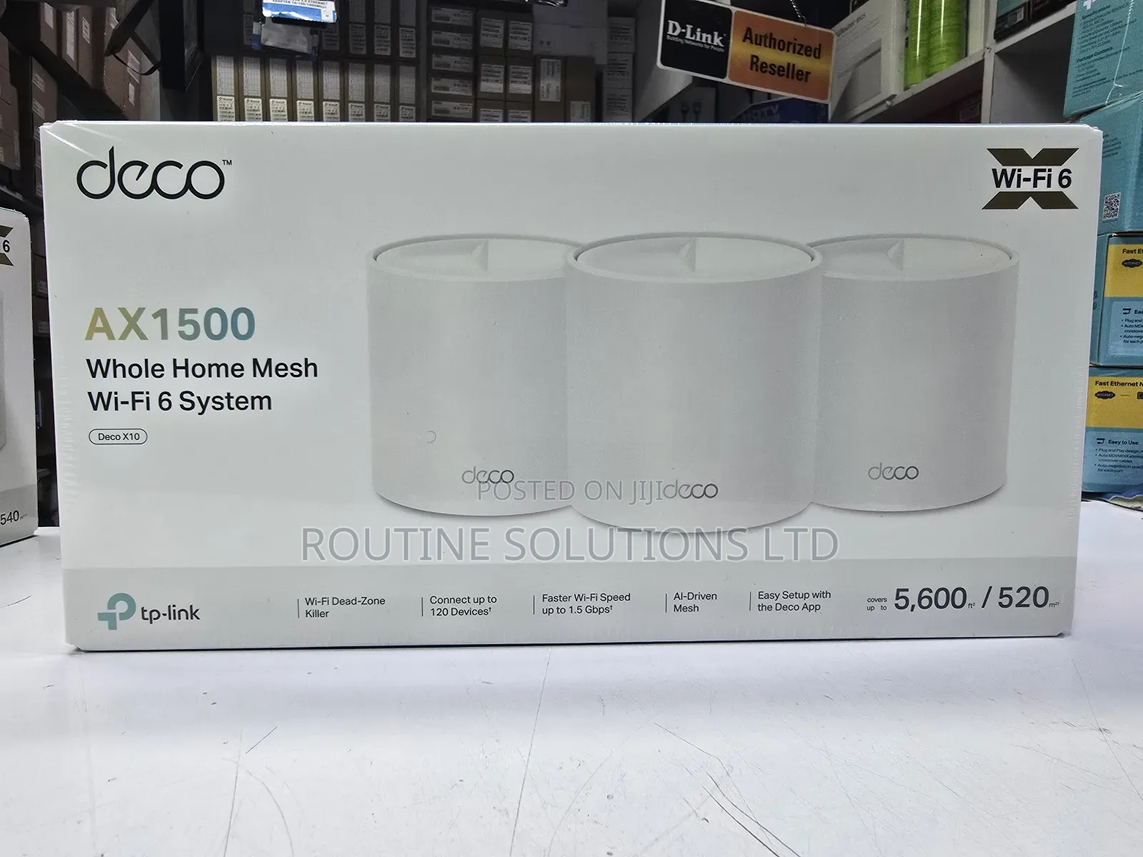 Deco X10 Ax1500 Whole Home Mesh Wifi 6 Cover Up to 5600 Ft