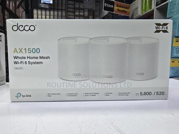 Deco X10 Ax1500 Whole Home Mesh Wifi 6 Cover Up to 5600 Ft