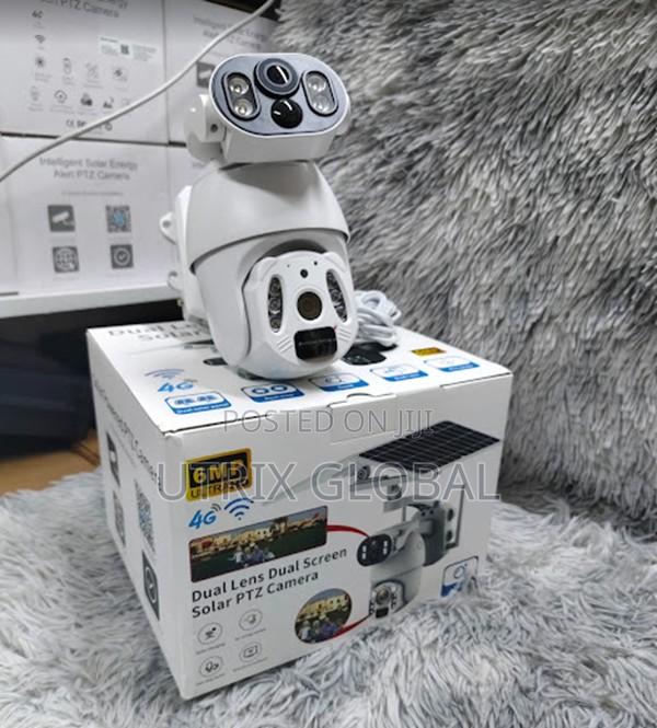 Ubox 6mp 4g Security Camera Dual Solar Panels