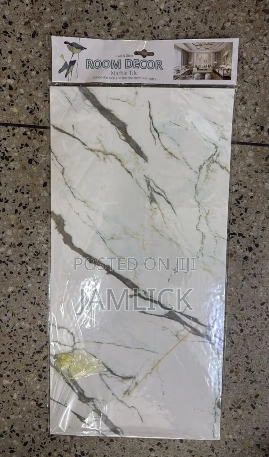 Marbled Self-Adhesive Wall Sticker –Bz