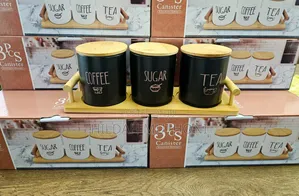 Tea,Coffee,Sugar Modern Set
