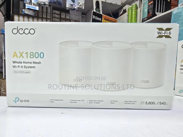 Tplink Deco X20 (3-Pack) Ax1800 Whole Home Mesh Wifi 6 - main view