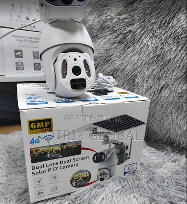 Ubox 6mp 4g Outdoor Solar Dual Camera Ptz