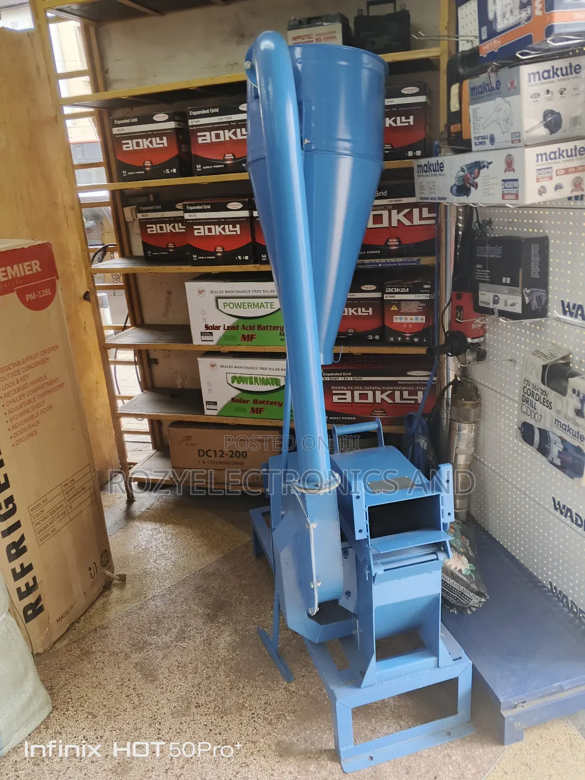 Maize Posh Mill With Motor Of 7.5hp