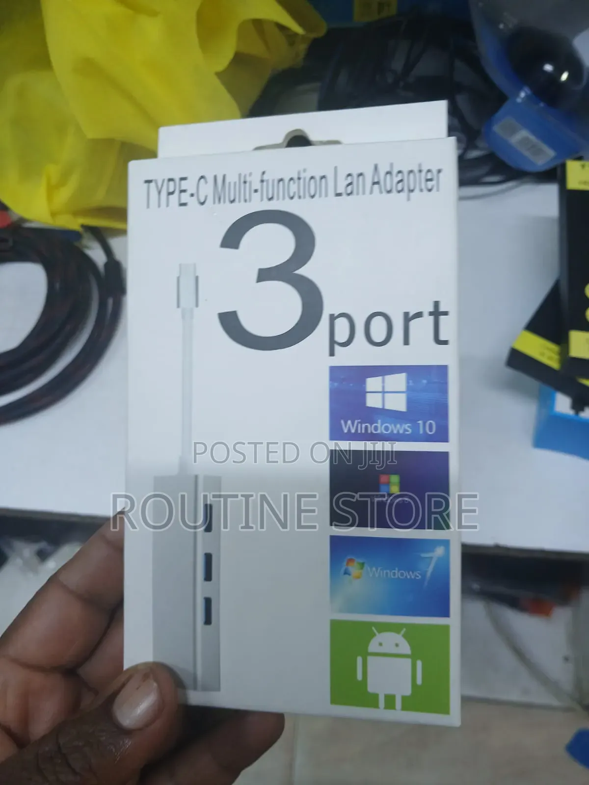 Type -C Multi Function Lan Adapter 3port