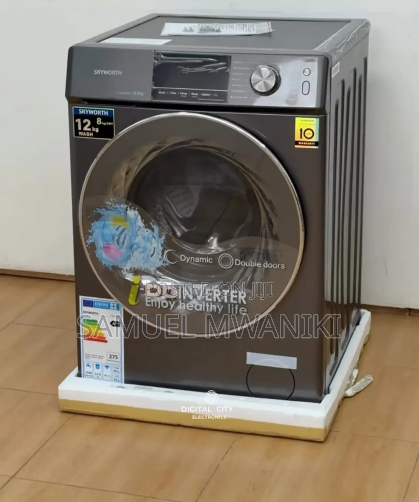 Skyworth 12kg Washer 8kg Dryer Front Load Washing Machine Automatic