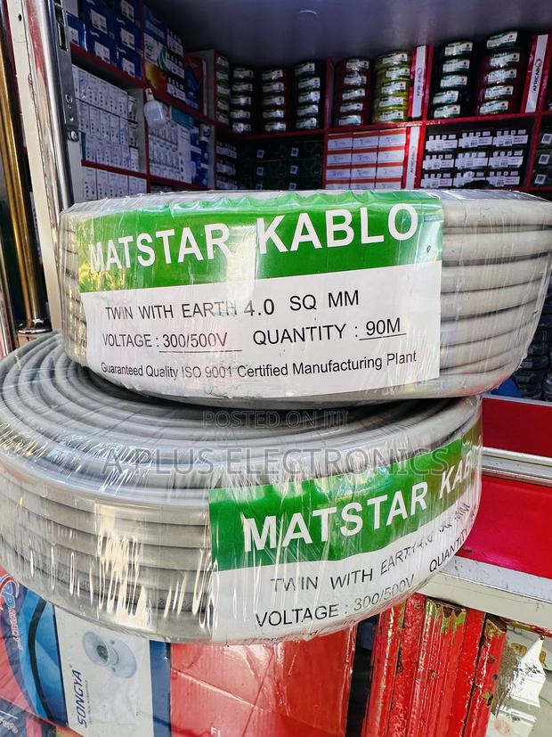 Matstar 4.0mm Twin With Earth Cable – Original Quality - thumbnail 3