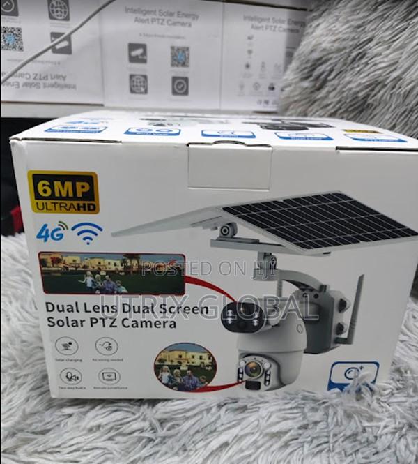 Ubox 6mp 4g Rotating Dual Lens Solar Camera