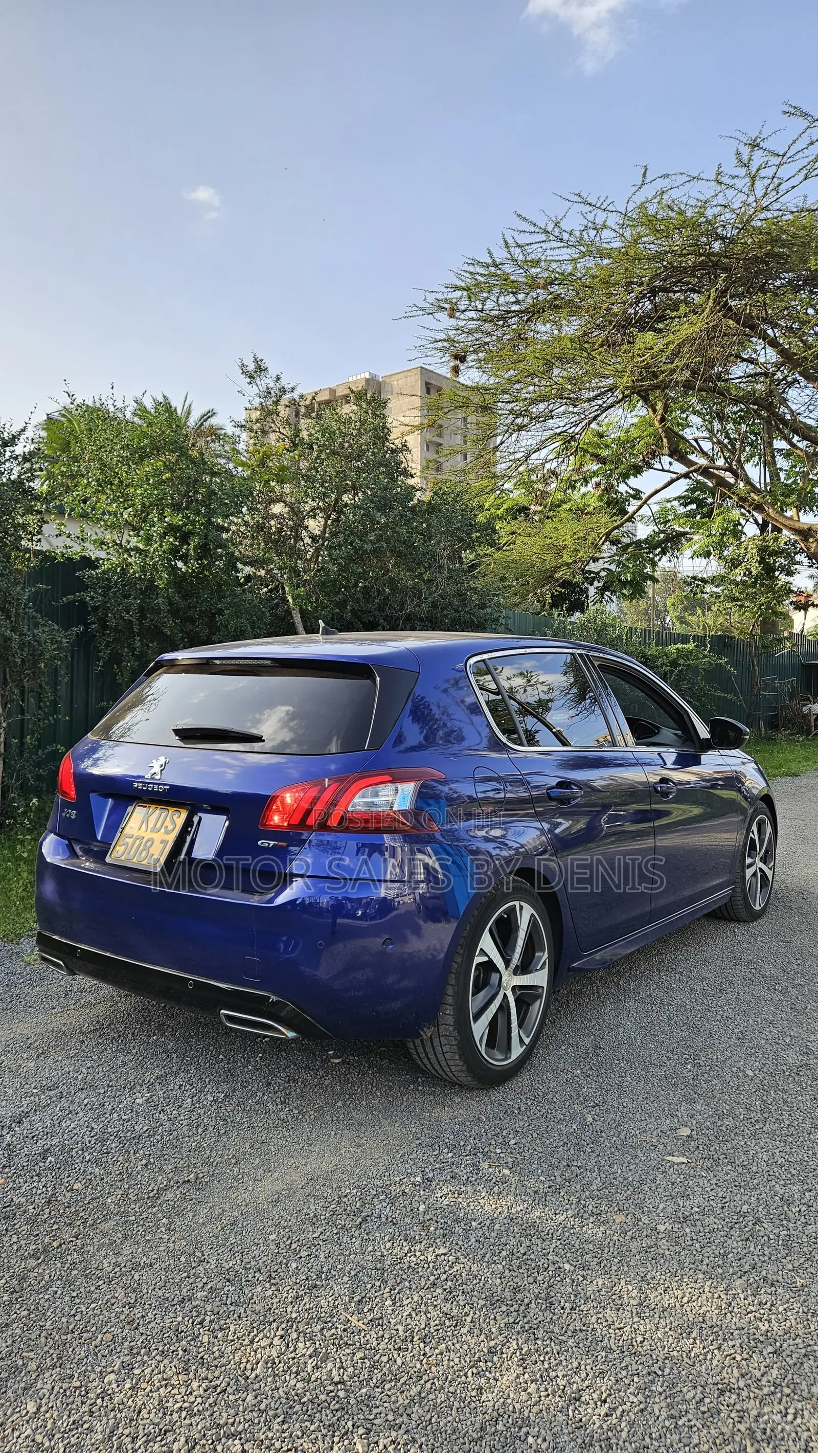 Peugeot 308 2017 Blue