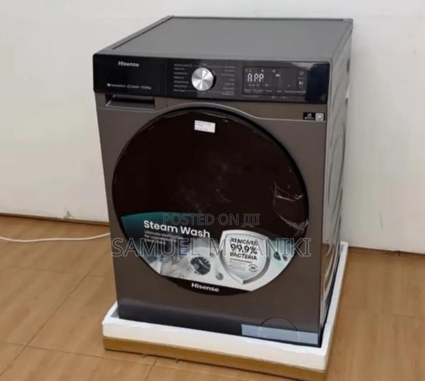 Hisense 10.5/6kg Front Load Wash Dry Washing Machine Full Automatic - thumbnail 4