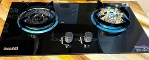 Bolesi 2 Burner - Sensor, Wok Burner Inbuilt Glass Tampered Gas Hob