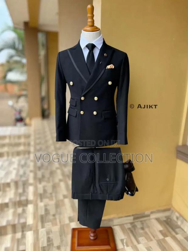 Double Breasted Suit Black - thumbnail 2