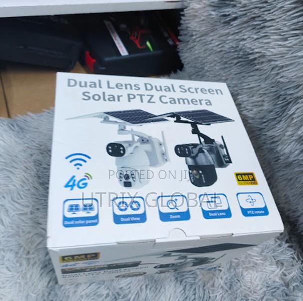 Ubox 6mp 4g Smart Dual Lens Solar Cctv Camera - main view