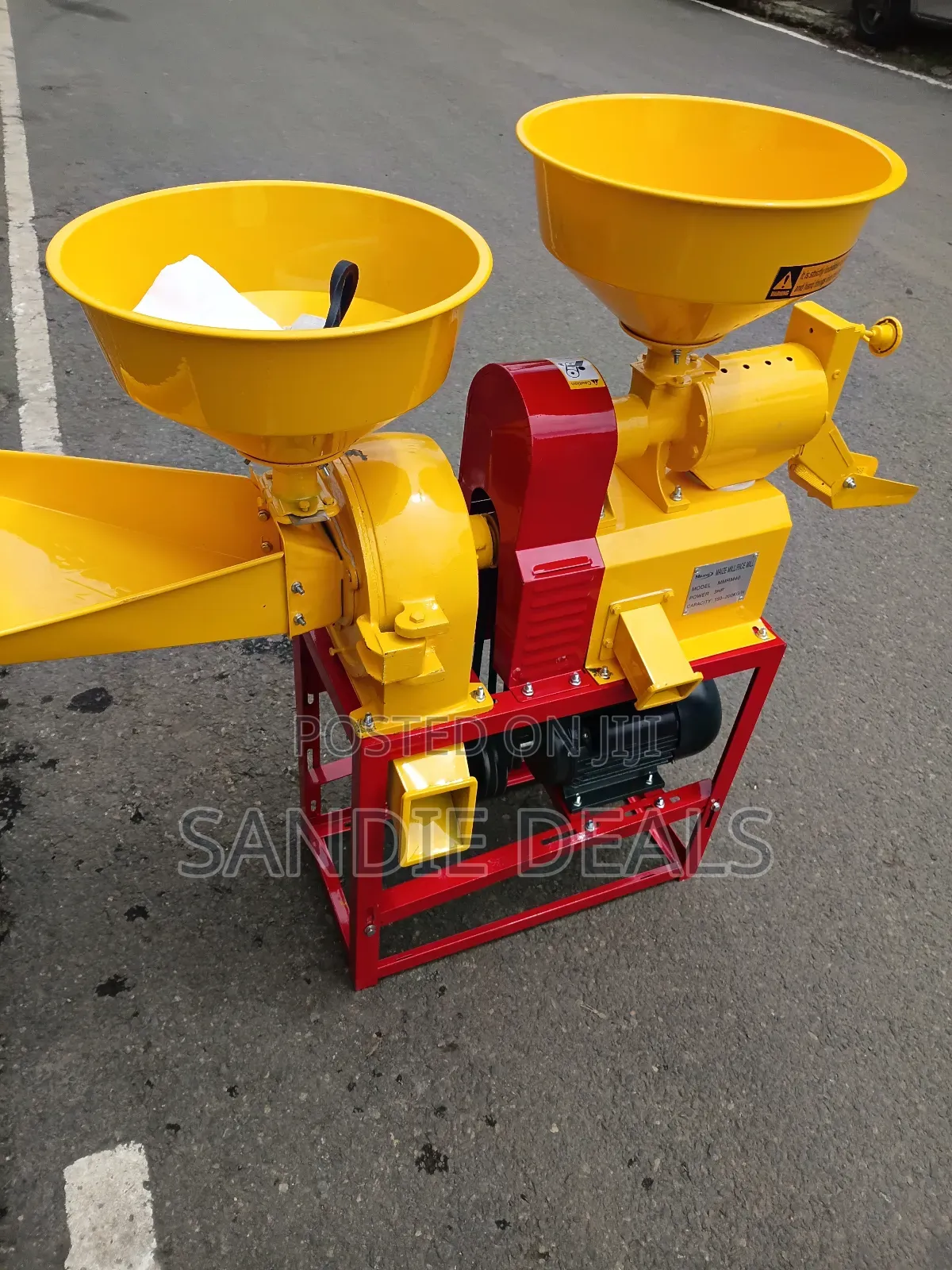 Combined Rice Mill And Maize Mill Machine