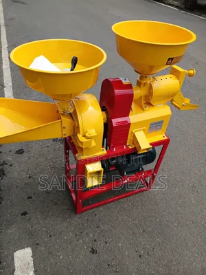 Combined Rice Mill And Maize Mill Machine