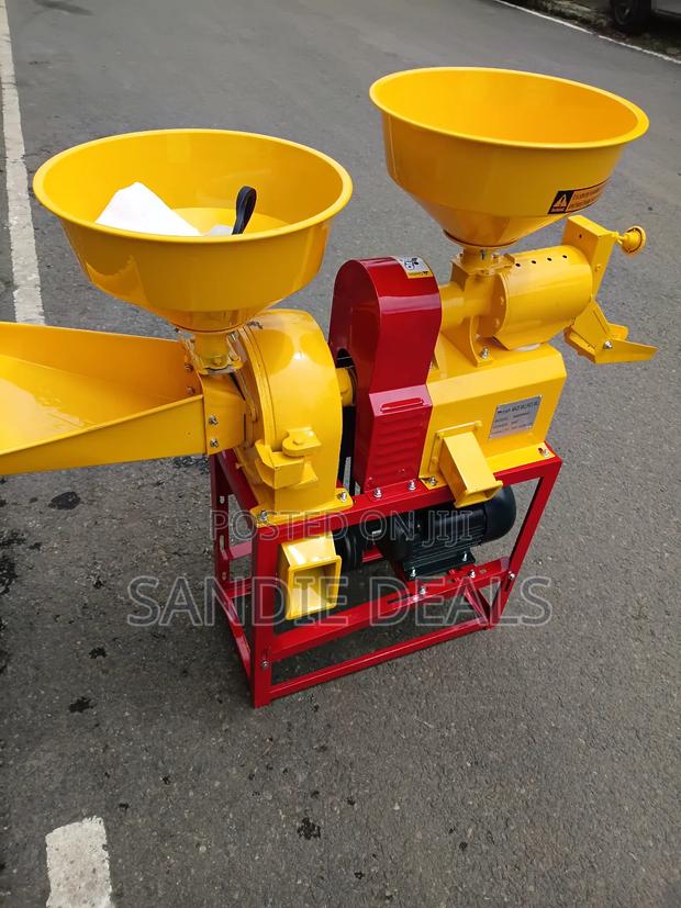 Combined Rice Mill And Maize Mill Machine