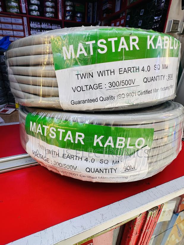 Matstar 4.0mm Twin With Earth Cable – Trusted Electrical Supply - thumbnail 2