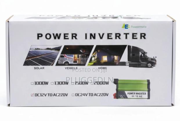 Powermate 1000w Power Inverter-Convert Dc Power Into Ac