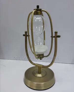 Premium Quality Home Decor Item/) Metal Hourglass Sandtimer