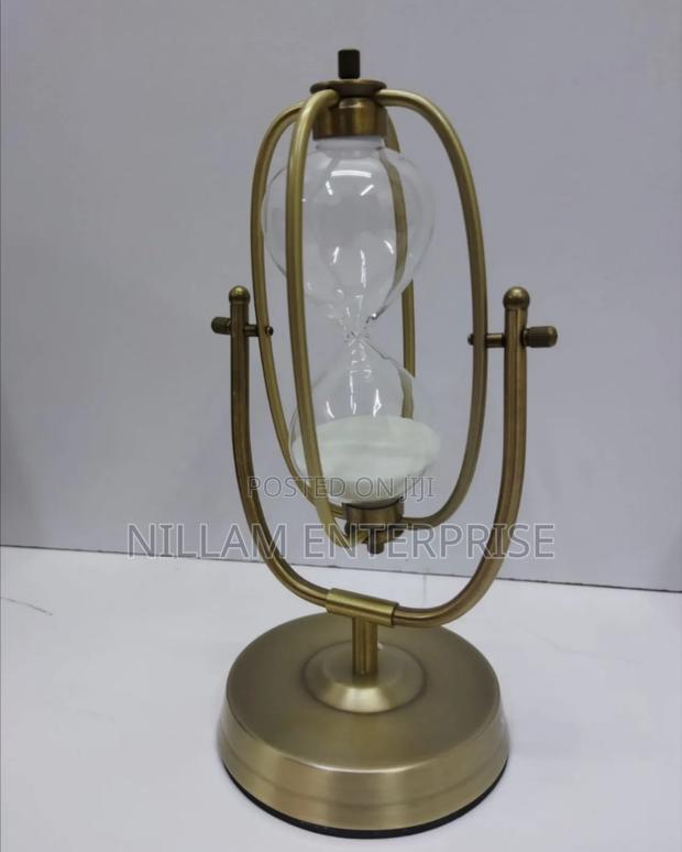 Premium Quality Home Decor Item/) Metal Hourglass Sandtimer