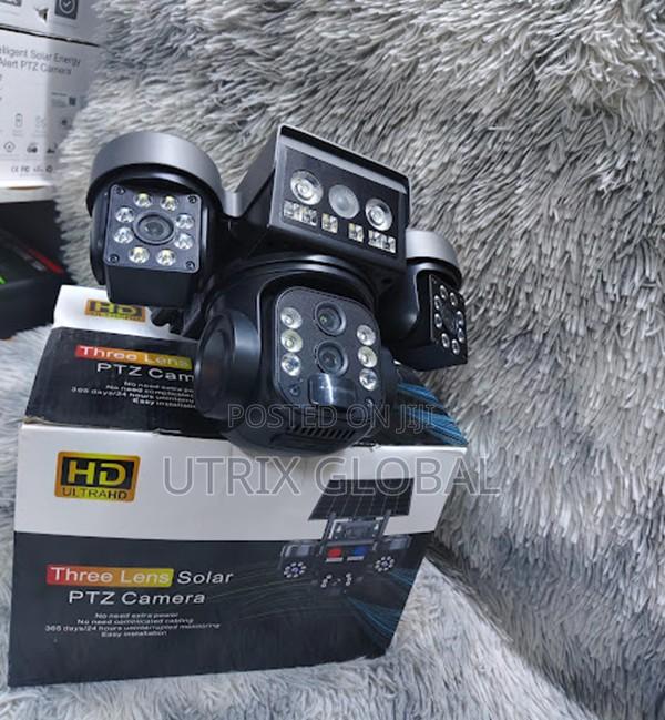 V380 4g Triple Camera Dual Solar Heavy Duty Camera