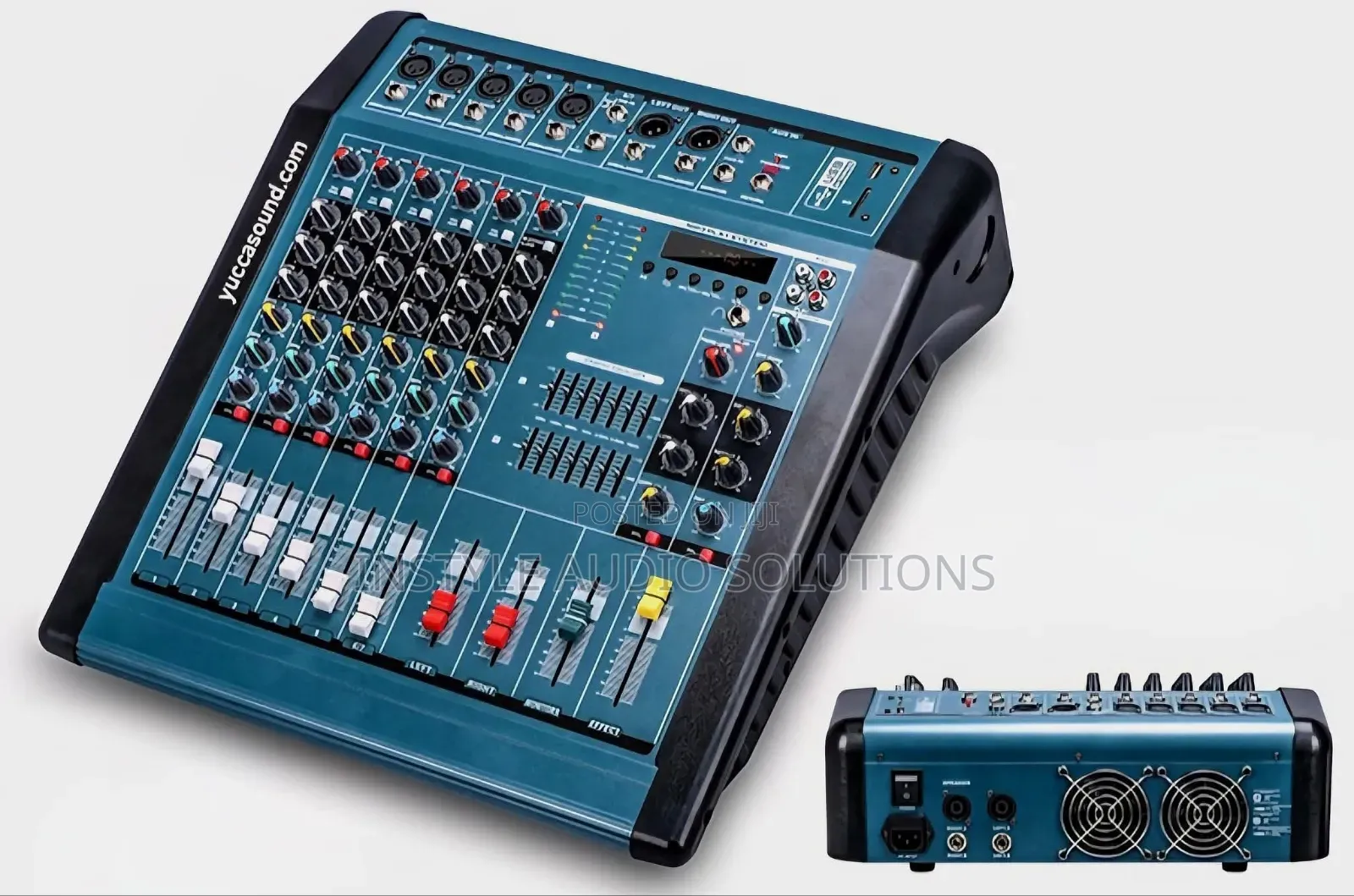 6 Channels Professional Powered Mixer 1000w Usb/Bluetooth.