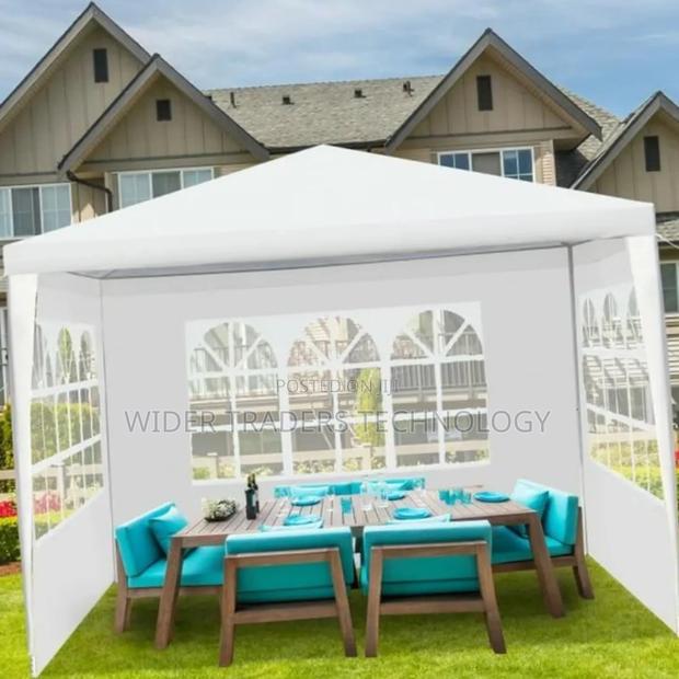 Canopy Tent/Gazebo Tent With Windows
 *3*3 MTRS White