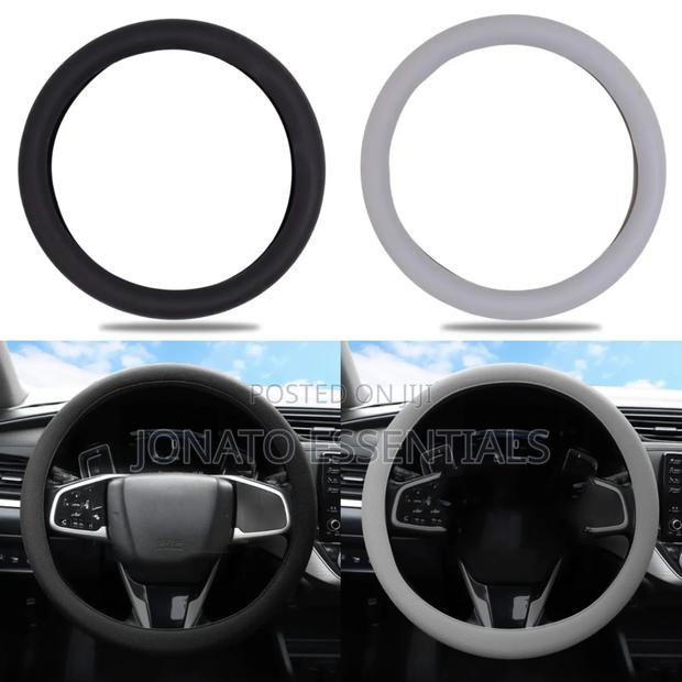 Universal Silicone Car Steering Wheel Cover - Anti-Slip Grip