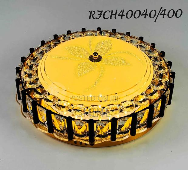 Luxury Flushed Gold Ceiling Light - thumbnail 2