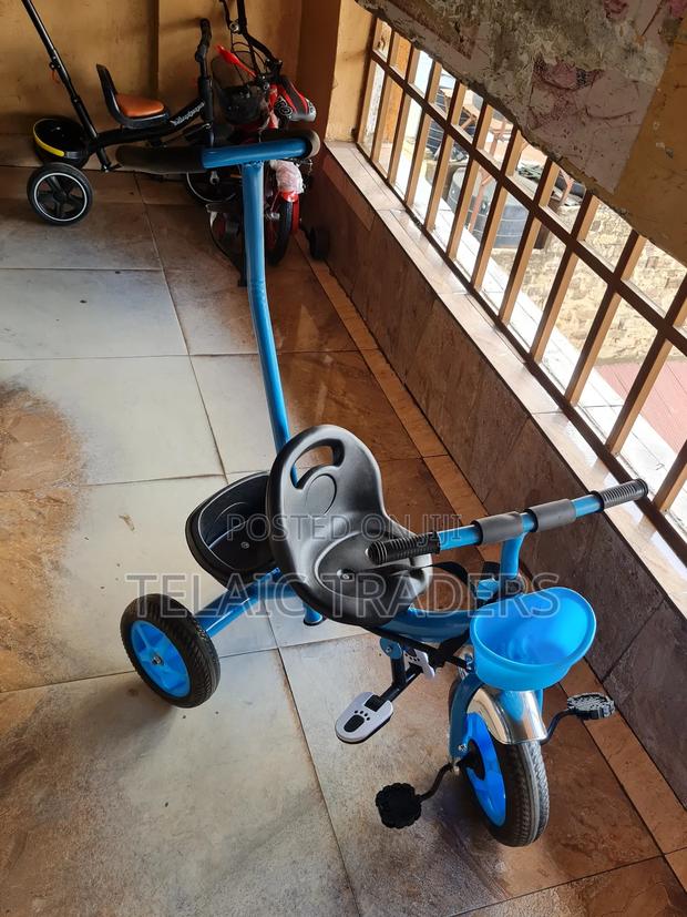 Tricycle With a Push Handle - main view