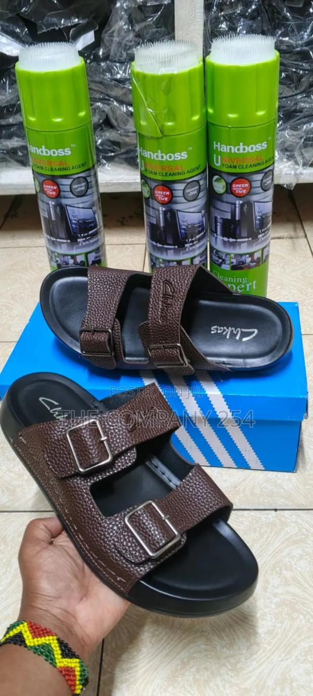 Quality Leather Men Designer Leather Clarks Shoes - thumbnail 2
