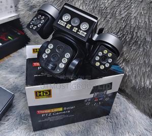 V380 4g Solar Powered Triple Lens CCTV Camera - thumbnail 2