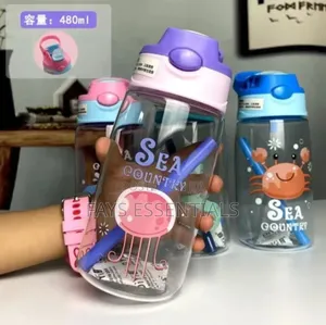 Cartoon Themed Kids Water Bottle