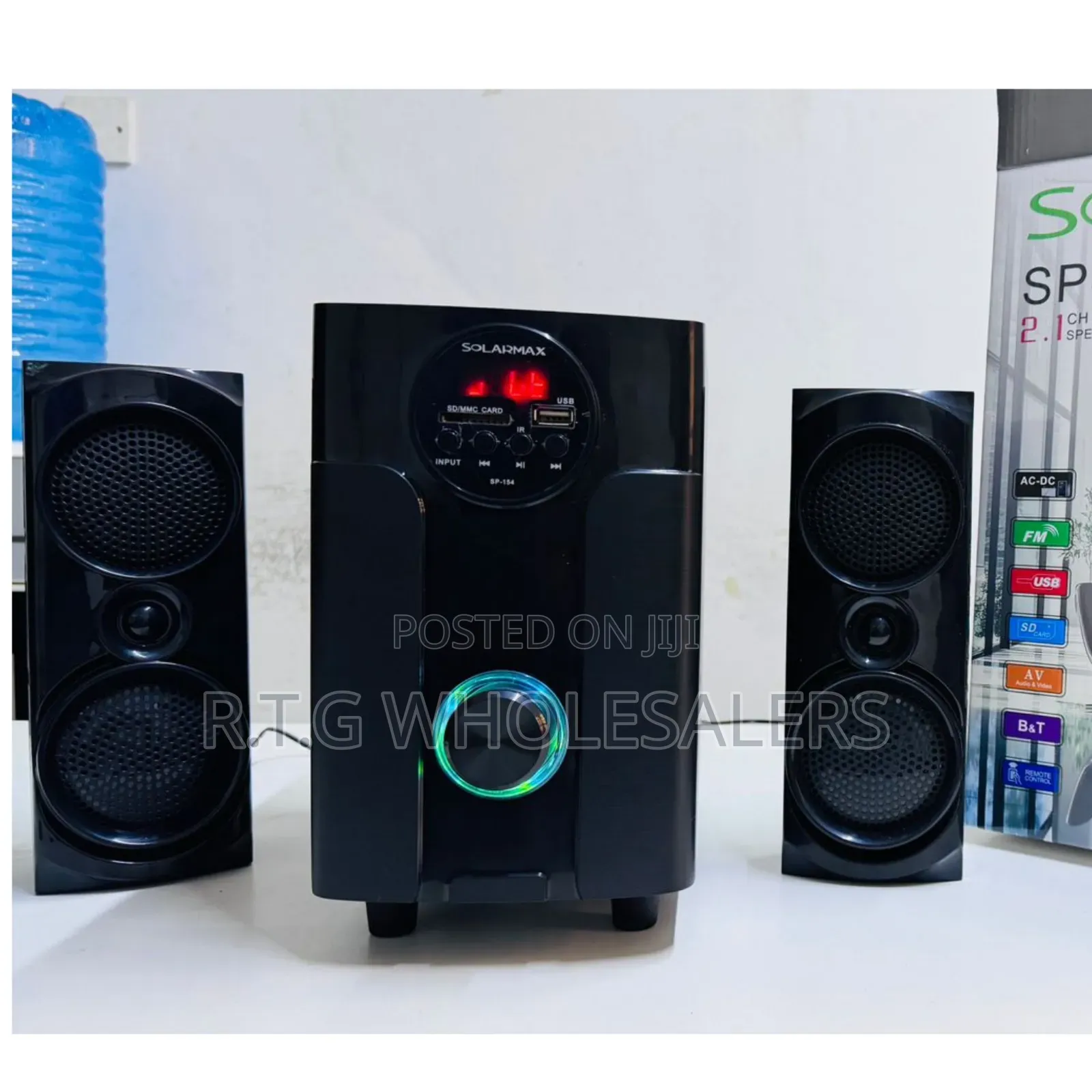 Solarmax 2.1 Channel Desktop Speaker System With Deep Bass Woofer